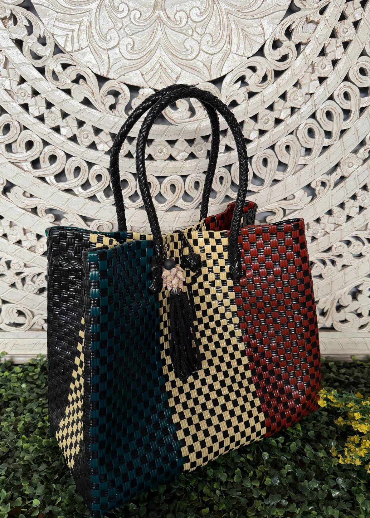 CANASTA BAGUS PLASTIC LENI JUMBO MULTI TU