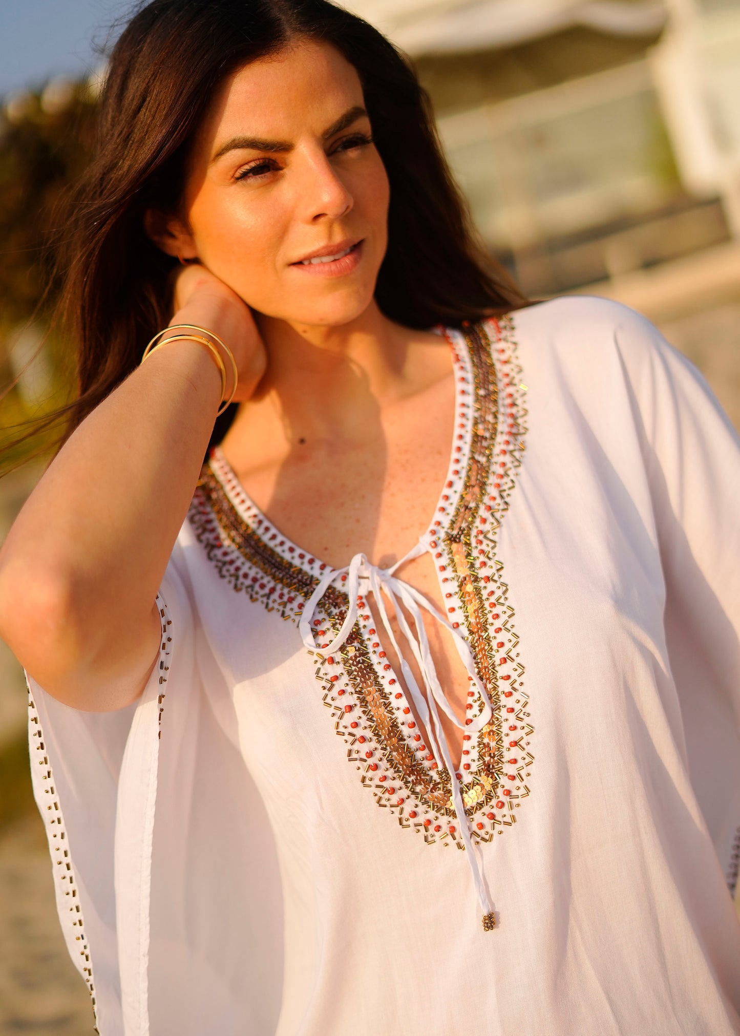 KAFTAN VIRGI BLANCO TU