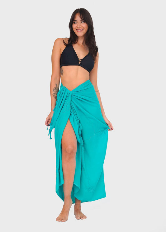 PAREO BAGUS BORDADO JADE TU