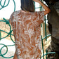 KAFTAN INIYA CAFE/BLANCO TU