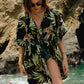 KAFTAN ABIERTO KANIKA NEGRO/VERDE TU