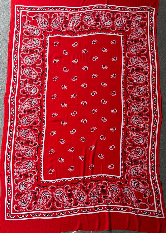 PAREO BATIK SIN FLECOS BANDANA ROJO TU