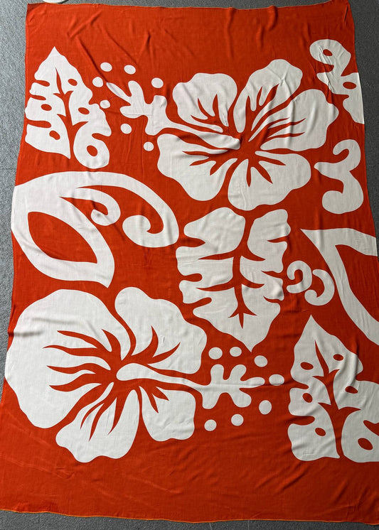 PAREO BATIK SIN FLECOS FLOWER CORAL TU
