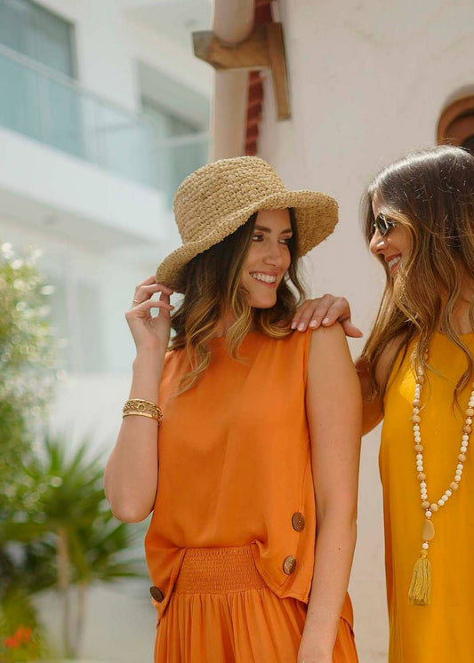 SOMBRERO RAFIA NATURAL TU