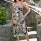 VESTIDO LARGO GANET CREMA/NEGRO TU