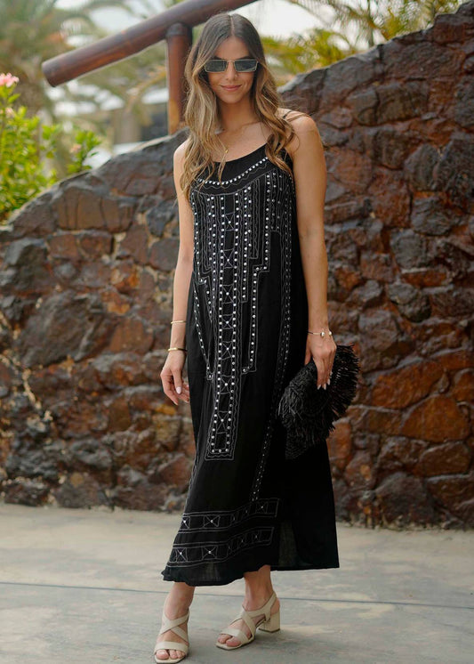 VESTIDO LARGO KESI NEGRO TU