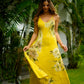 VESTIDO LARGO AMICA MOSTAZA TU